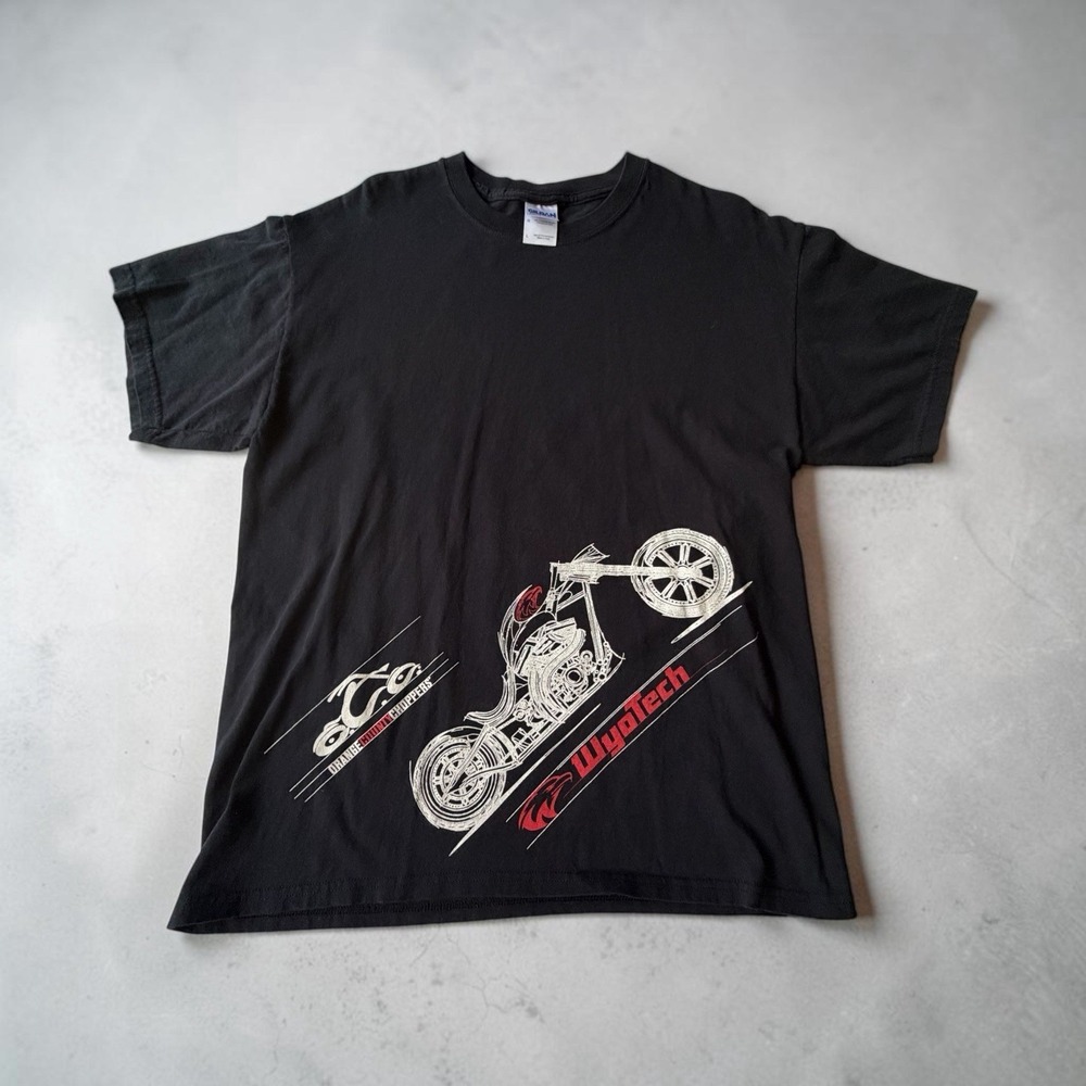 Orange County Choppers Mens Black T Shirt Motorcycle Size Large VTG Y2K